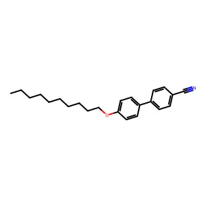 4'-(癸氧基)-[1,1'-联苯]-4-甲腈 structure