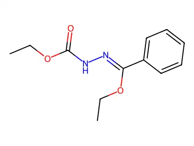 Hydrazinecarboxylic acid, (ethoxyphenylmethylene)-, ethyl ester structure