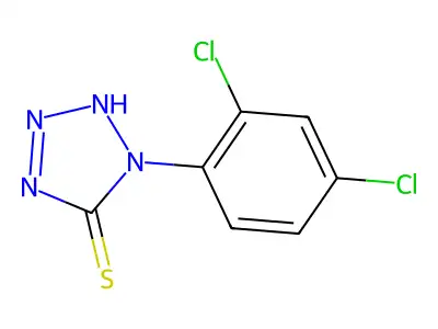1-(2,4-Dichlorophenyl)-1,2-dihydro-5H-tetrazole-5-thione structure