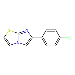 6-(4-Chlorophenyl)imidazo(2,1-b)thiazole structure