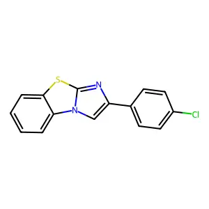 2-(4-Chlorophenyl)imidazo[2,1-b][1,3]benzothiazole structure