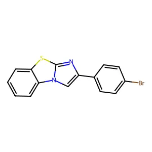 2-(4-Bromophenyl)imidazo[2,1-b][1,3]benzothiazole structure