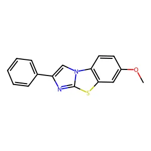 6-Methoxy-2-phenylimidazo[2,1-b][1,3]benzothiazole structure