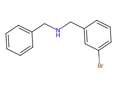 N-benzyl-1-(3-bromophenyl)methanamine structure
