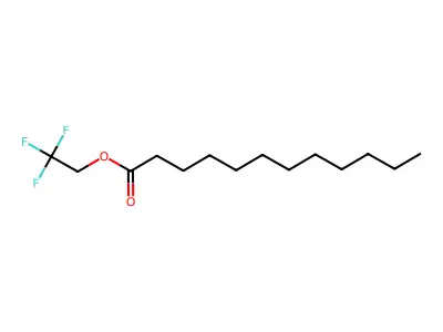 2,2,2-Trifluoroethyl laurate structure
