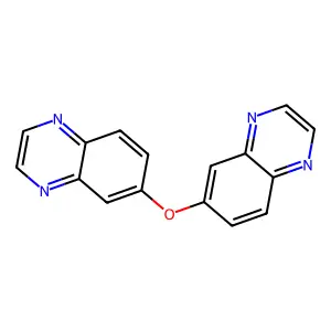 6-Quinoxalin-6-yloxyquinoxaline structure