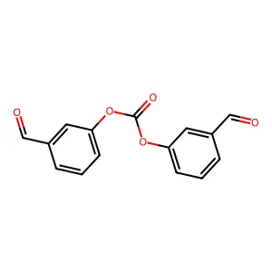 Bis(3-formylphenyl) carbonate structure