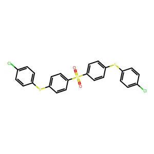 1-(4-Chlorophenyl)sulfanyl-4-[4-(4-chlorophenyl)sulfanylphenyl]sulfonylbenzene structure