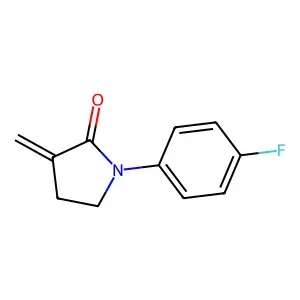 1-(4-Fluorophenyl)-3-methylidenepyrrolidin-2-one structure