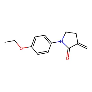 1-(4-Ethoxyphenyl)-3-methylidenepyrrolidin-2-one structure