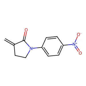3-Methylidene-1-(4-nitrophenyl)pyrrolidin-2-one structure