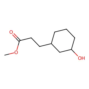 Methyl 3-(3-hydroxycyclohexyl)propanoate structure