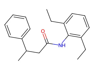 N-(2,6-diethylphenyl)-3-phenylbutanamide structure