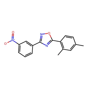 5-(2,4-Dimethylphenyl)-3-(3-nitrophenyl)-1,2,4-oxadiazole structure