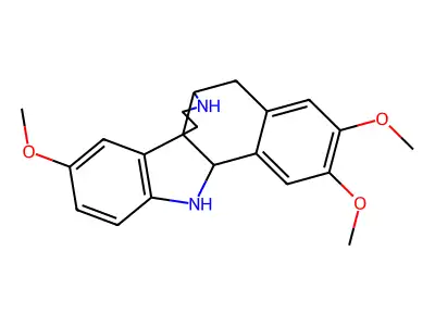 3,10,11-Trimethoxy-6,7,7a,8,12b,13-hexahydro-5H-benzo(a)pyrrolo(2,3-d)carbazole structure