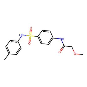 2-methoxy-N-[4-[(4-methylphenyl)sulfamoyl]phenyl]acetamide structure