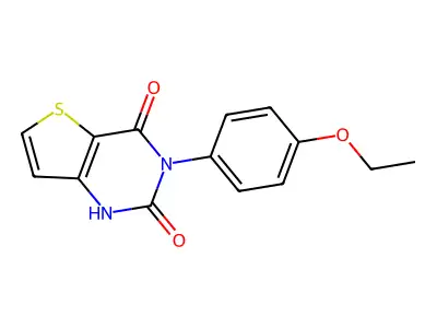 3-(4-ethoxyphenyl)thieno[3,2-d]pyrimidine-2,4(1H,3H)-dione structure
