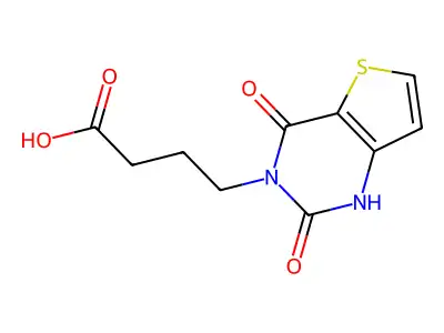 4-(2,4-dioxo-1,4-dihydrothieno[3,2-d]pyrimidin-3(2H)-yl)butanoic acid structure