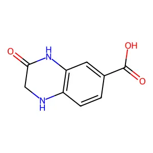 3-Oxo-1,2,3,4-tetrahydroquinoxaline-6-carboxylic acid structure