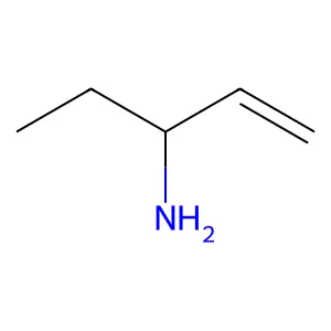 Pent-1-en-3-amine structure