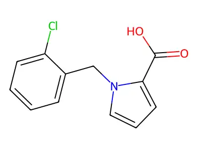 1-(2-Chlorobenzyl)-1H-pyrrole-2-carboxylic acid structure