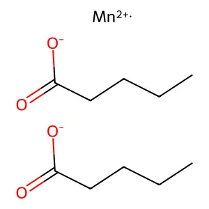 戊酸锰(II)盐 (2:1) structure
