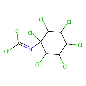 (1,2,3,4,5,6-Hexachlorocyclohexyl)carbonimidoyl structure