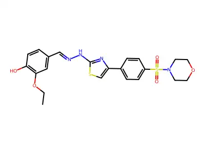 CAS 7027-16-9 - C22H24N4O5S2 structure