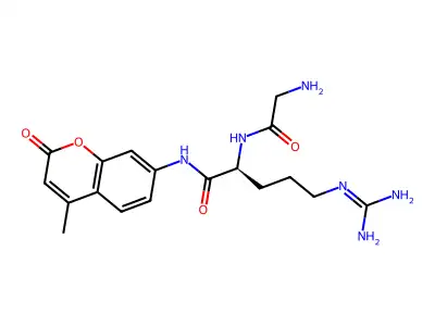 H-Gly-Arg-AMC structure