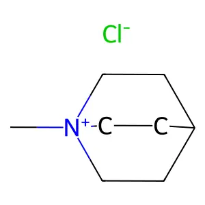 1-甲基-1-氮鎓双环[2.2.2]辛烷氯化物 structure