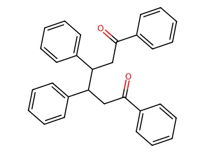 1,3,4,6-Tetraphenylhexane-1,6-dione structure