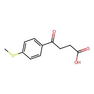 3-(4-Methylthiobenzoyl)propionic acid structure