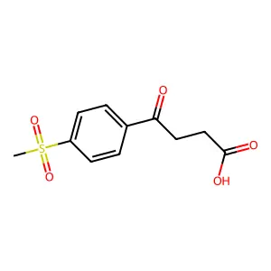 4-(4-(Methylsulfonyl)phenyl)-4-oxobutanoic acid structure