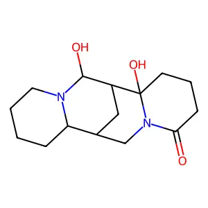Dihydroxylupanine structure