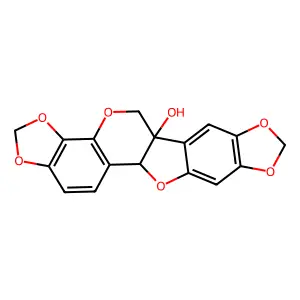 (-)-Acanthocarpan structure