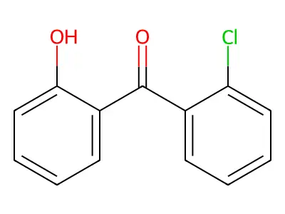 Benzophenone, 2pr-chloro-2-hydroxy structure