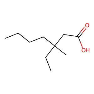 3-乙基-3-甲基庚酸 structure