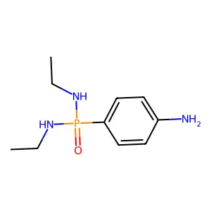 P-(对氨基苯基)-N,N'-二乙基膦酰二胺 structure