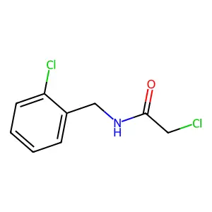 2-氯-N-[(2-氯苯基)甲基]乙酰胺 structure
