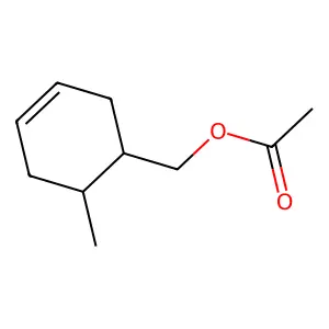 3-Cyclohexene-1-methanol, 6-methyl-, acetate structure