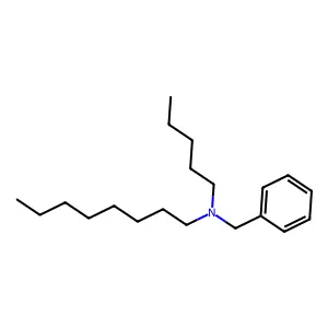 N-辛基-N-戊基苄胺 structure