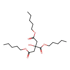 柠檬酸三戊酯 structure