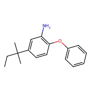 Aniline, 5-tert-pentyl-2-phenoxy- structure