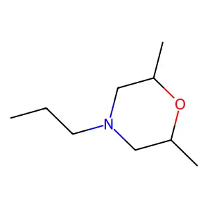 Morpholine, 2,6-dimethyl-4-propyl- structure