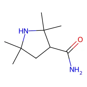 3-Pyrrolidinecarboxamide, 2,2,5,5-tetramethyl- structure
