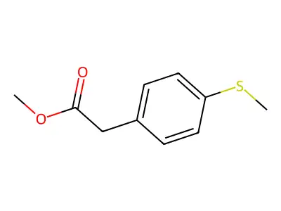 4-(Methylthio)phenylacetic acid structure