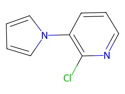 2-chloro-3-(1H-pyrrol-1-yl)pyridine structure
