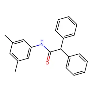 N-(3,5-dimethylphenyl)-2,2-diphenylacetamide structure