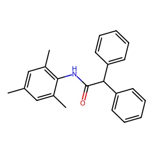 2,2-diphenyl-N-(2,4,6-trimethylphenyl)acetamide structure