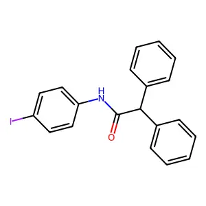 N-(4-Iodophenyl)-alpha-phenylbenzeneacetamide structure